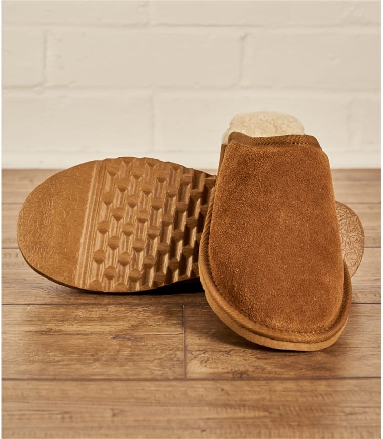 Mens Sheepskin Mule Slipper