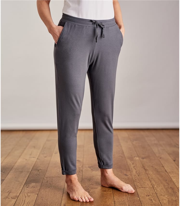 Grey | Womens Lounge Joggers | WoolOvers AU