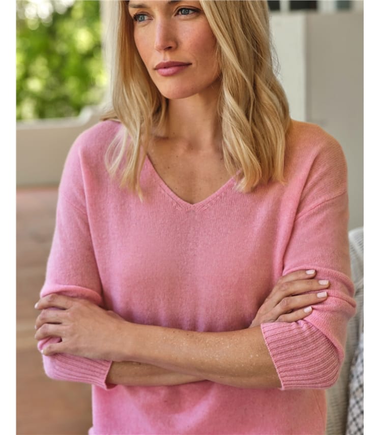 Cashmere Gassato 3/4 V Top