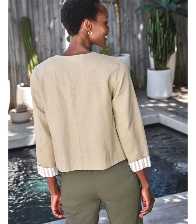 Linen Blend Jacket