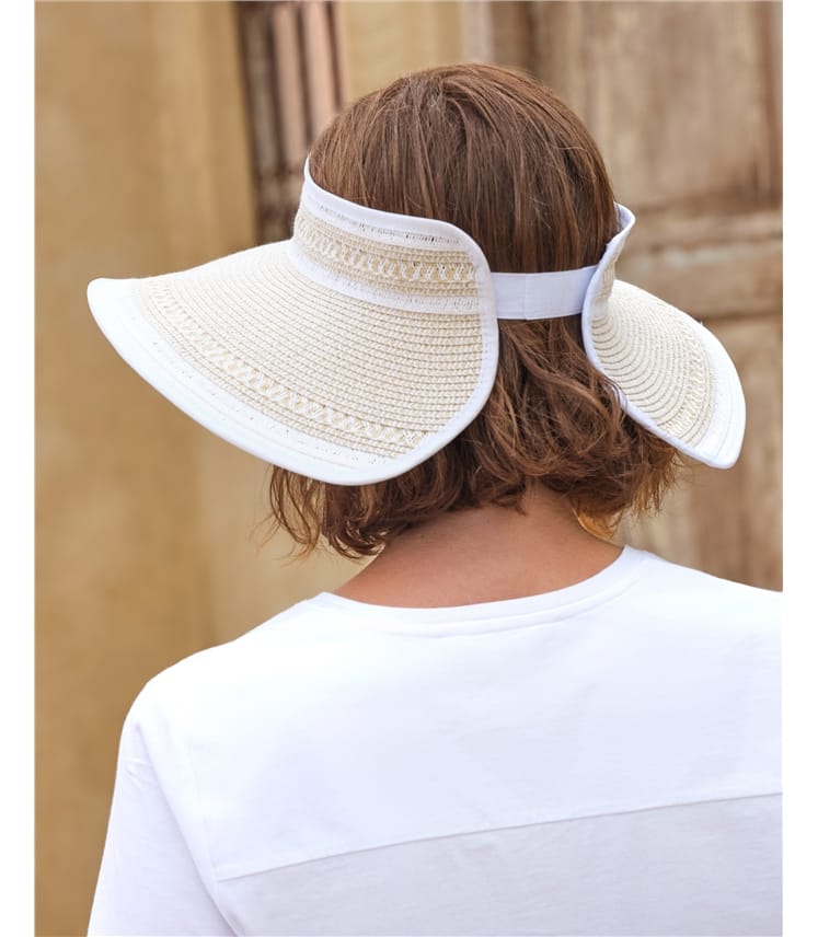 Straw Detail Visor