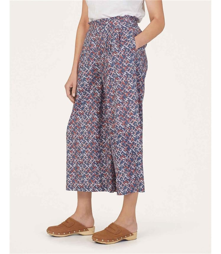 Kalina Hemp Wide Leg Culottes