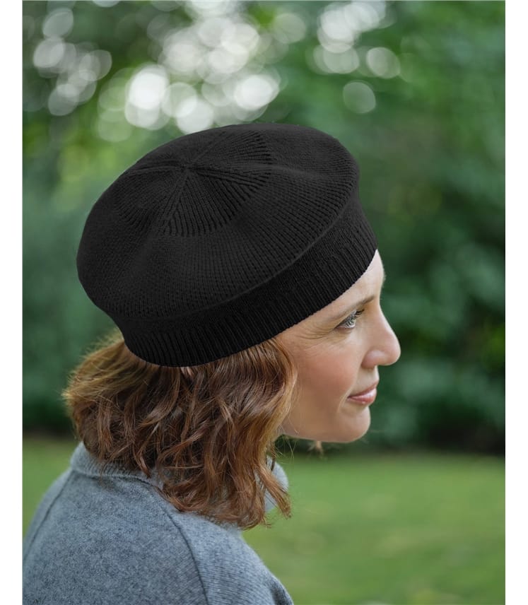 Cashmere Merino Beret