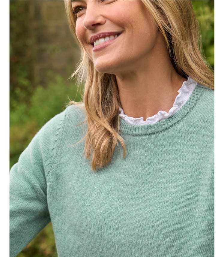 Womens Lambswool Crew