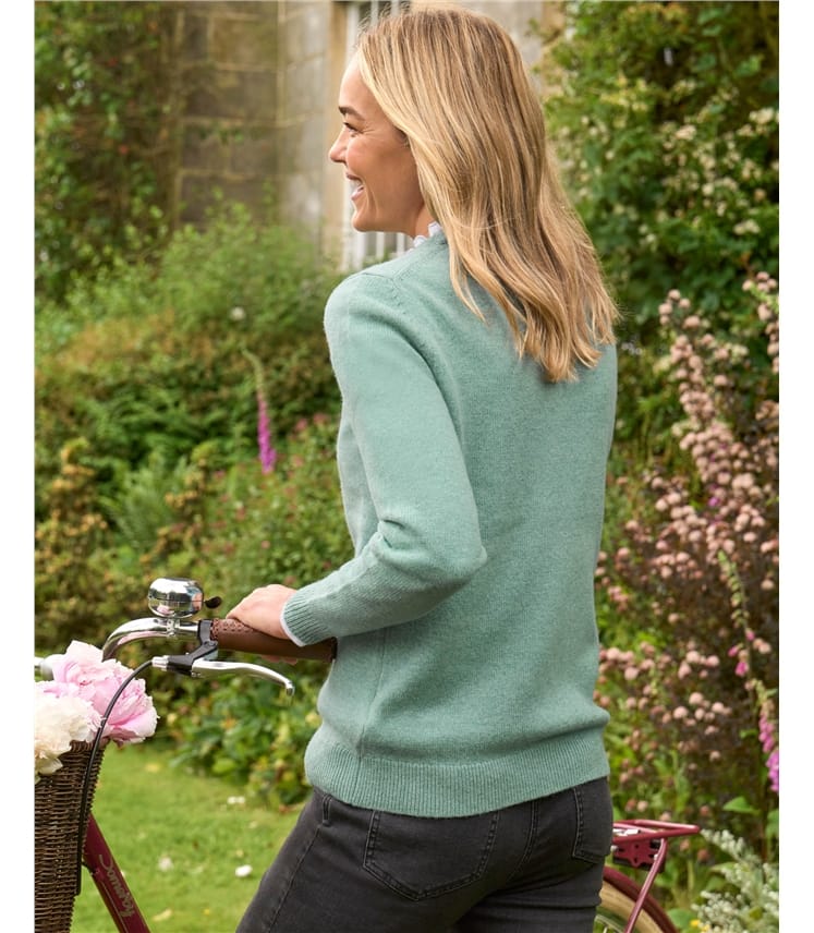 Womens Lambswool Crew