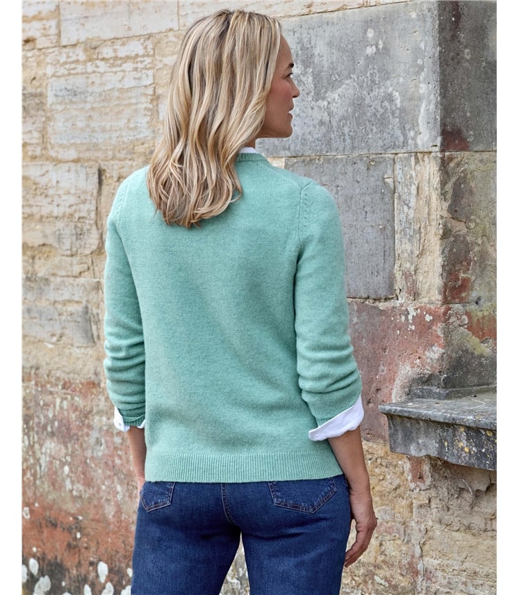 Womens Lambswool Crew