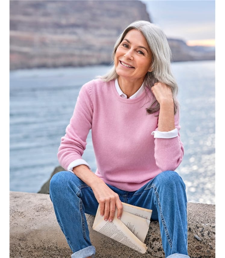 Womens Lambswool Crew