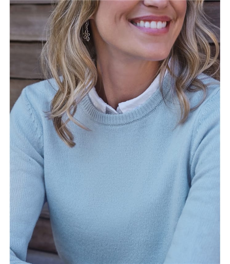 Womens Lambswool Crew