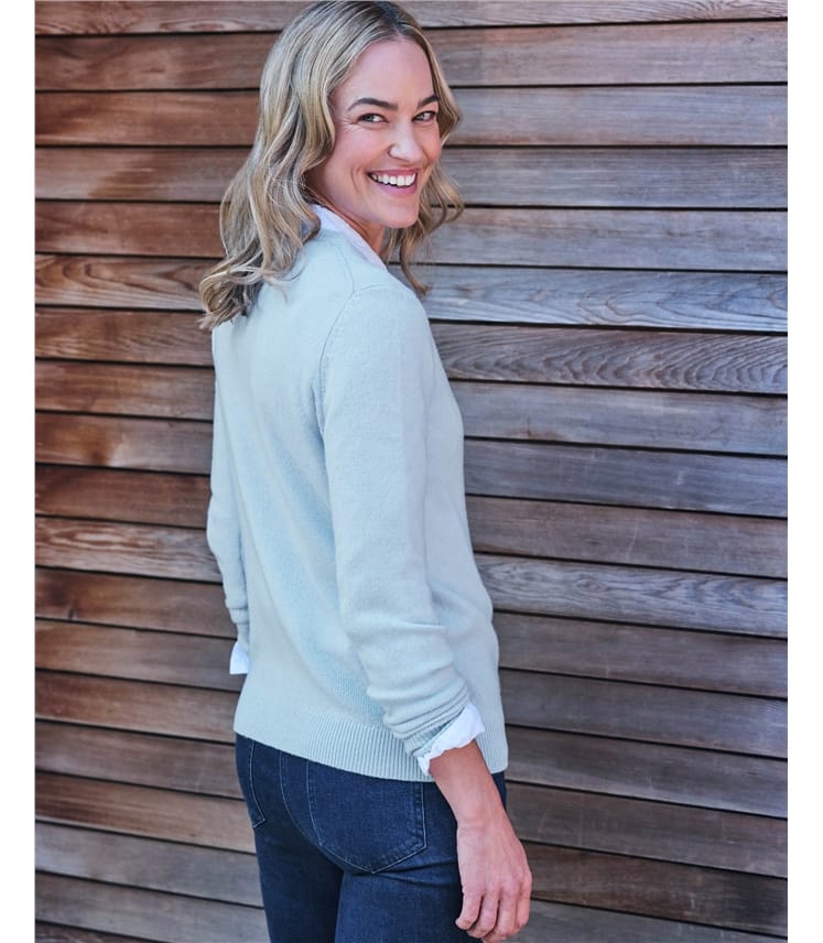 Womens Lambswool Crew