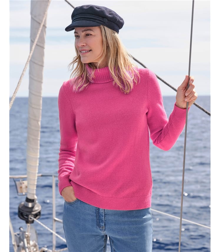 Womens Lambswool Polo
