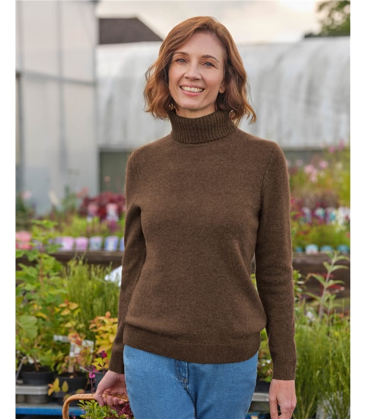 Womens Lambswool Polo