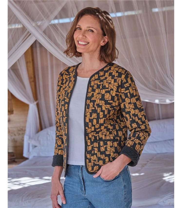 Quilted Jersey Jacket
