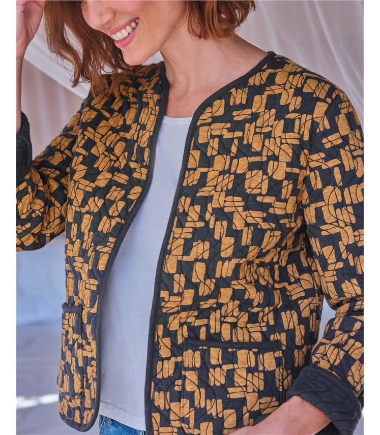Quilted Jersey Jacket
