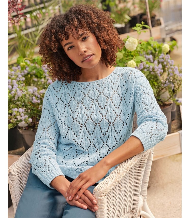 Pointelle Chenille Jumper