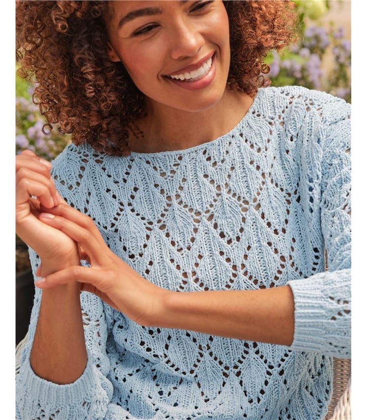 Pointelle Chenille Jumper