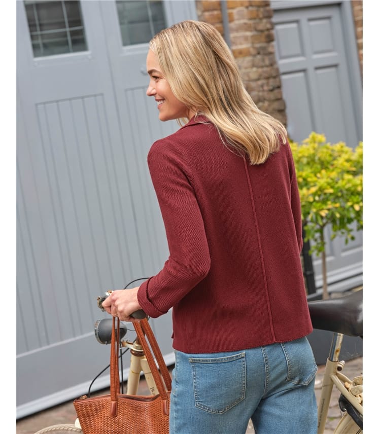 Moss Stitch Cotton Jacket