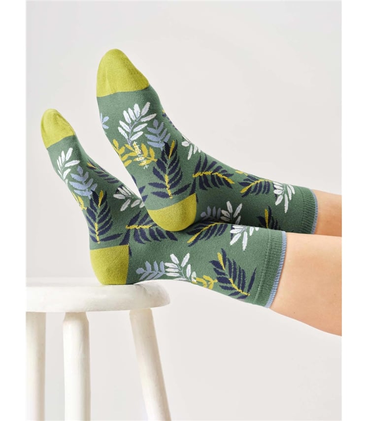 Womens Gardening Gift Box Of 4 Organic Cotton Socks