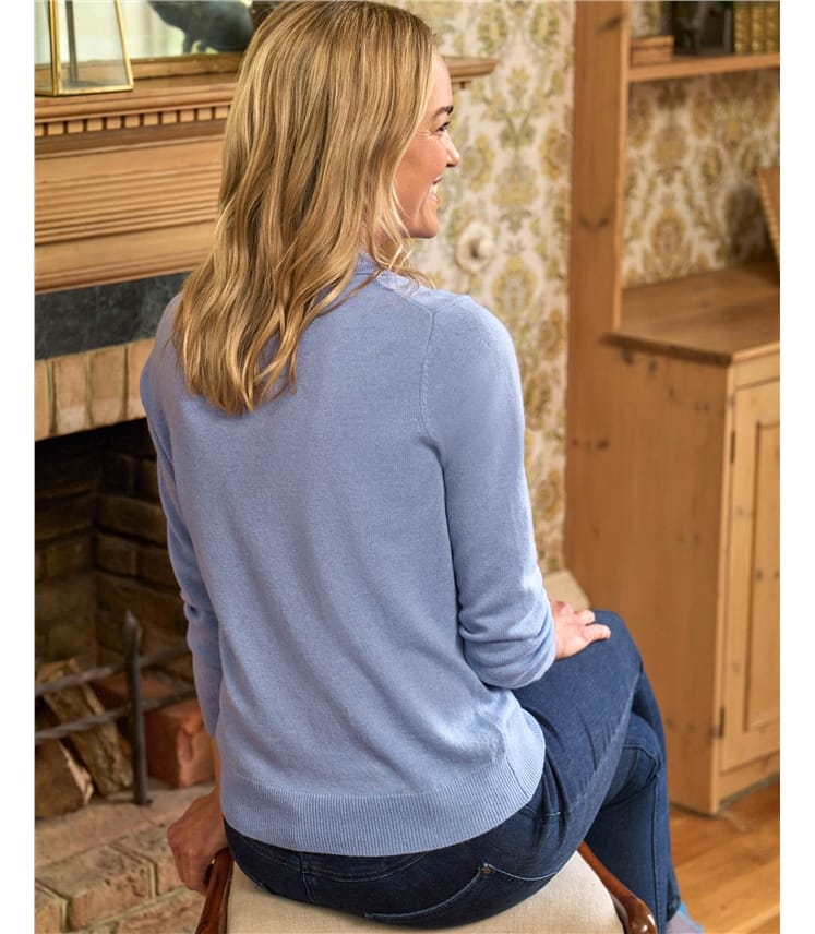 Cashmere and Merino Knitted Polo Shirt