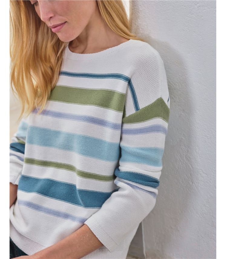 Cotton Stripe Sweater