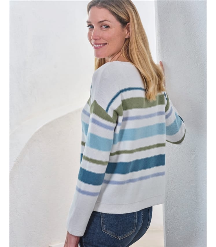 Cotton Stripe Sweater