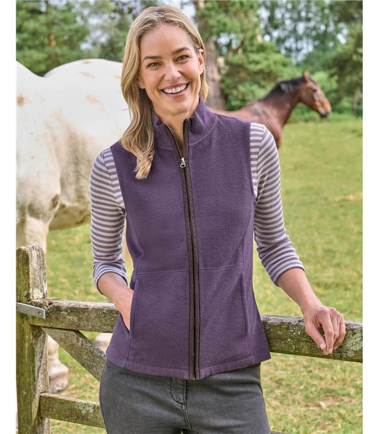 Gilet en molleton de coton grec