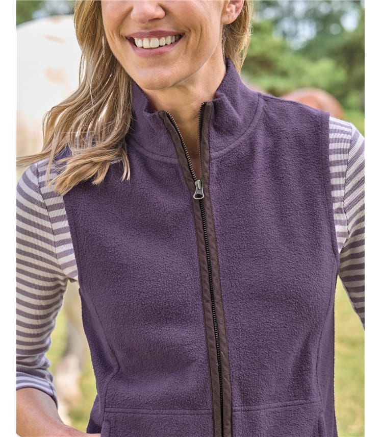 Gilet en molleton de coton grec