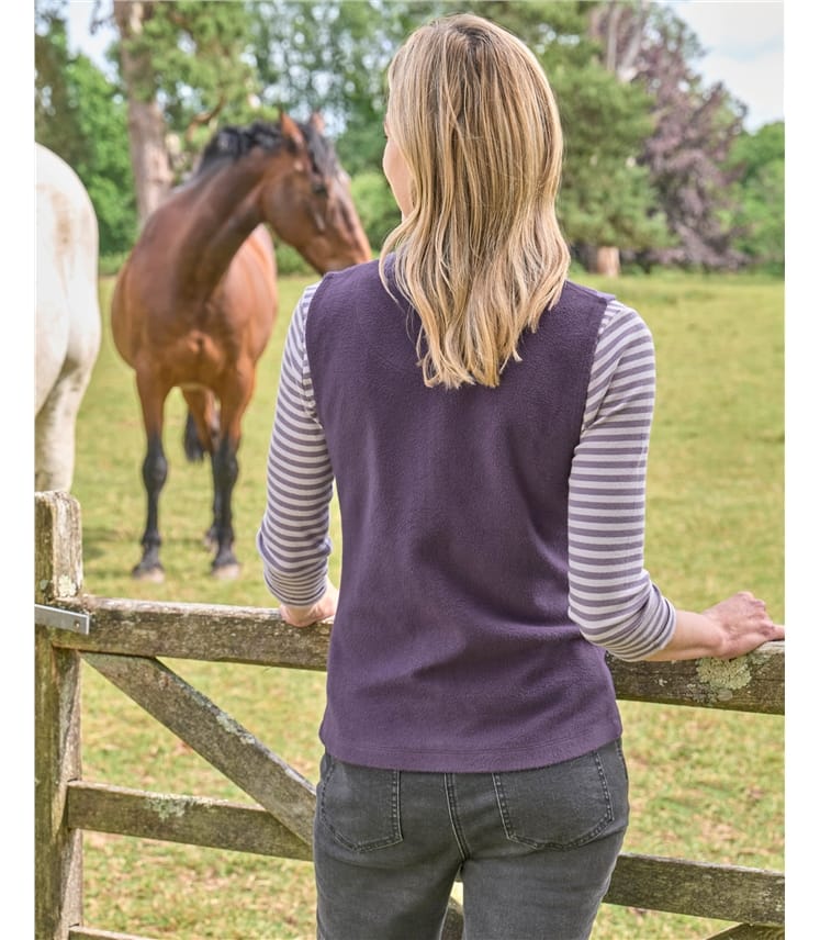 Gilet en molleton de coton grec