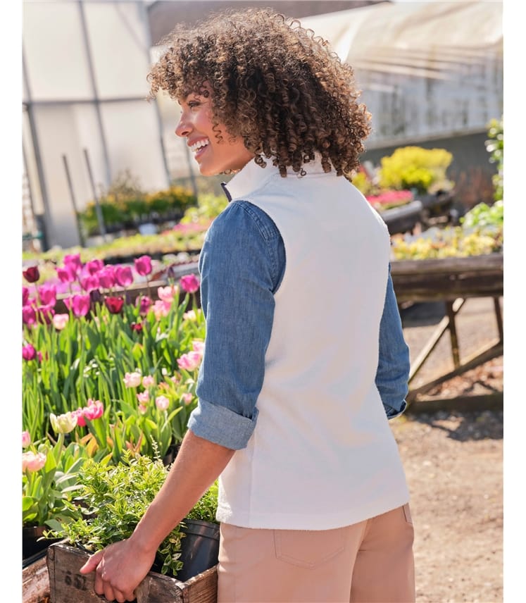 Gilet en molleton de coton grec