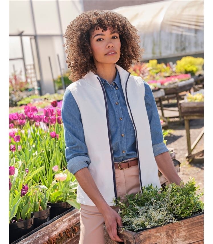 Gilet en molleton de coton grec
