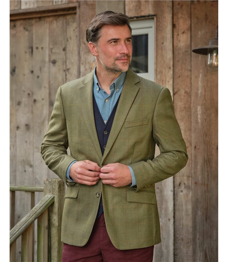 Helsinki Pure Wool Tweed Jacket