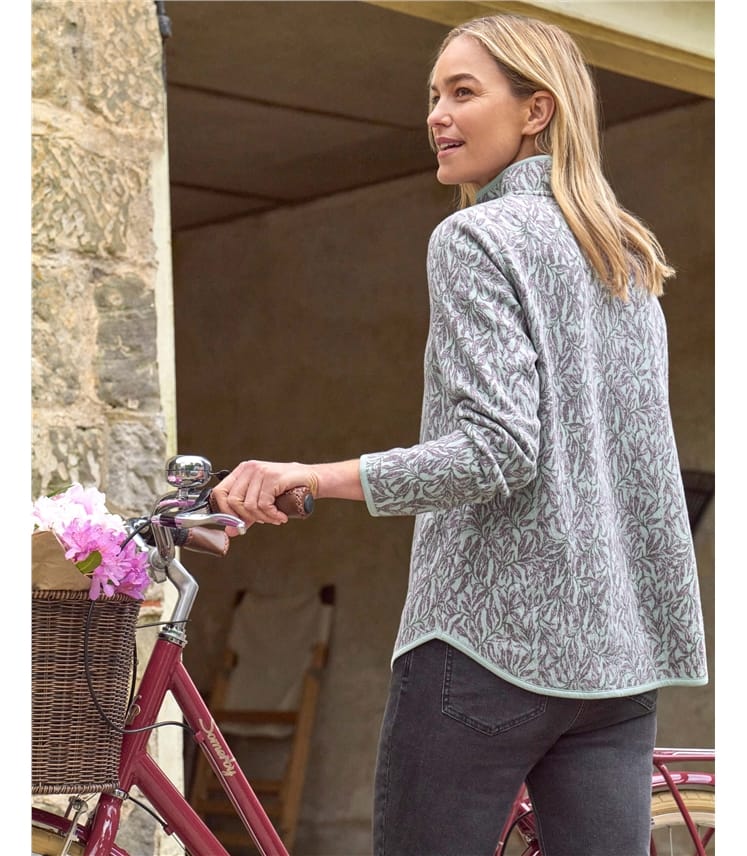 Textured Half Zip Sweatshirt