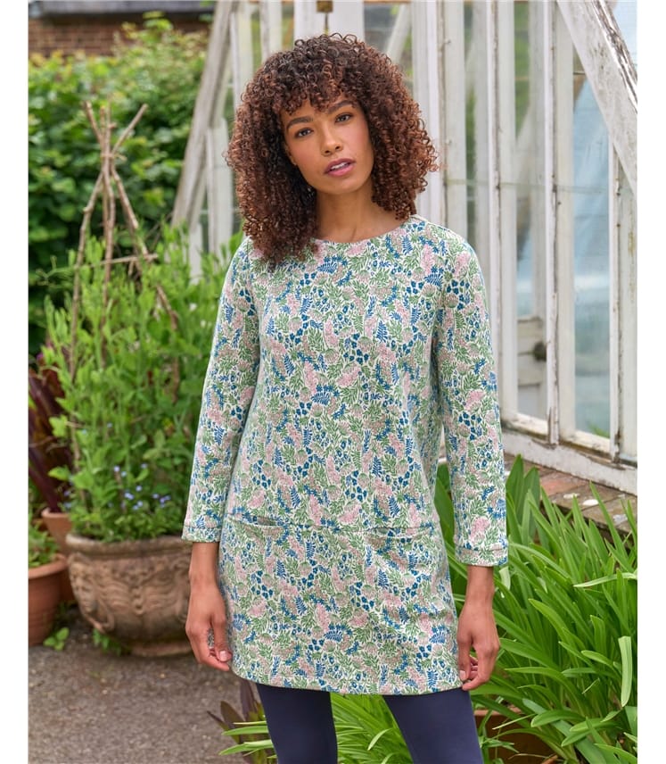 Jacquard Leaf Tunic