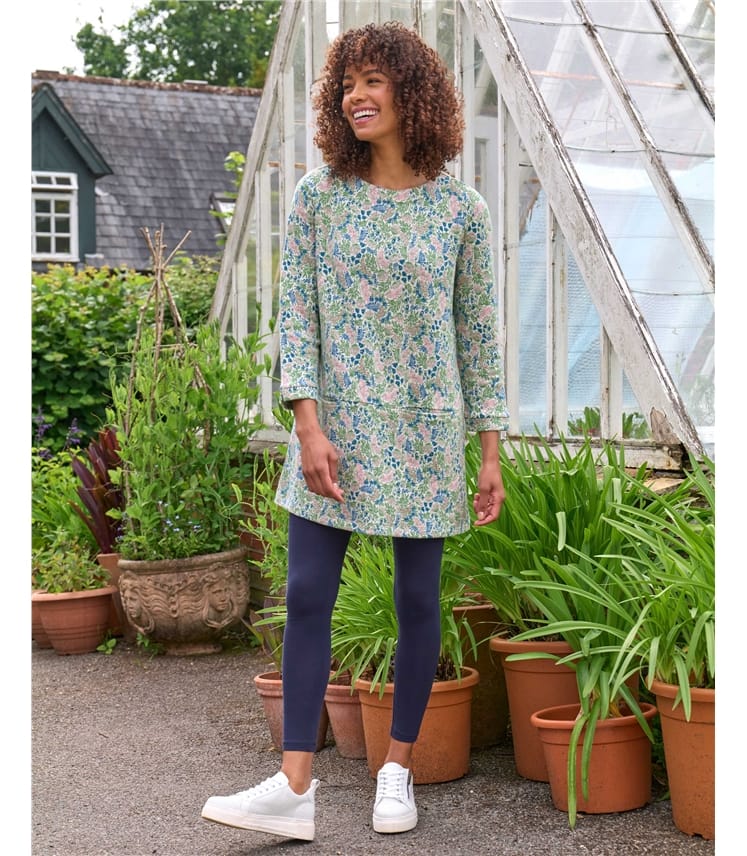 Jacquard Leaf Tunic