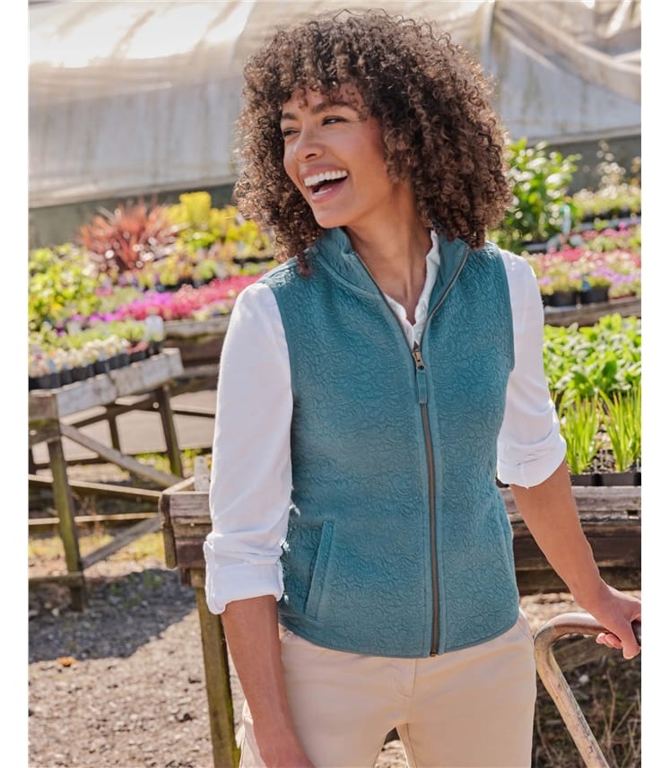 Quilted Edge To Edge Gilet