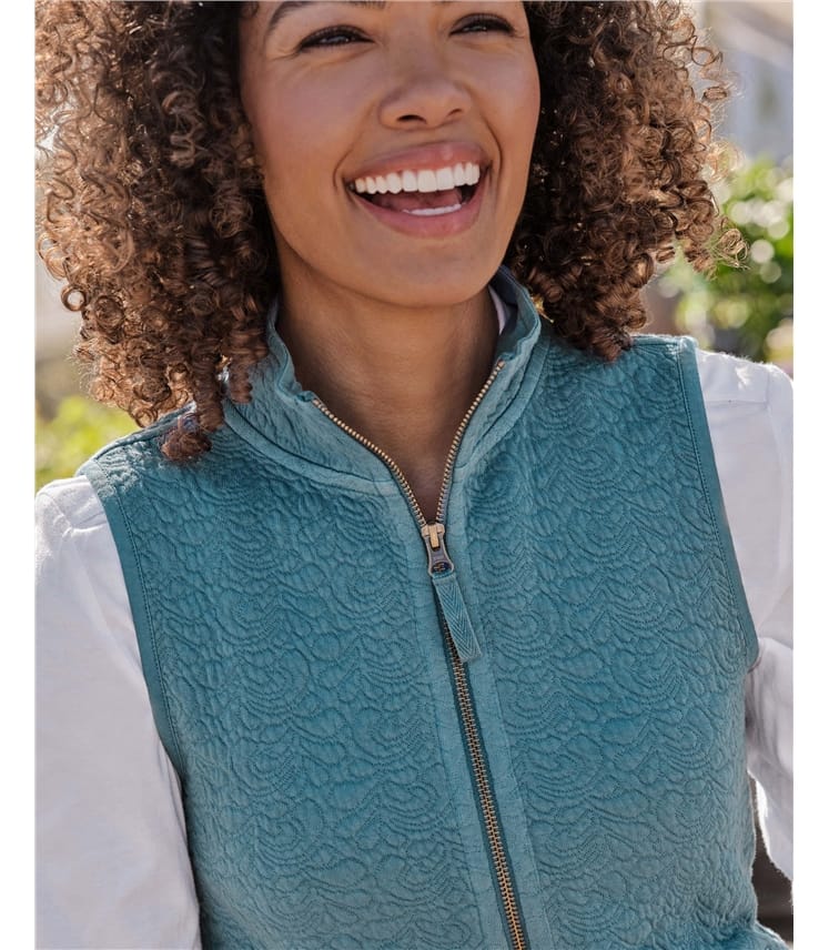 Quilted Edge To Edge Gilet