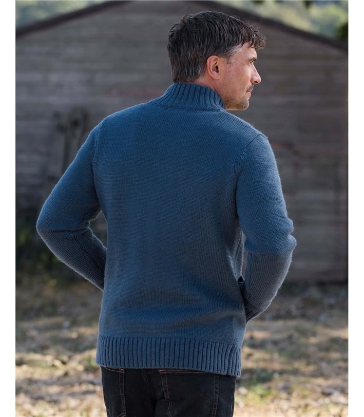 100% Pure Wool Button Everyday Cardigan