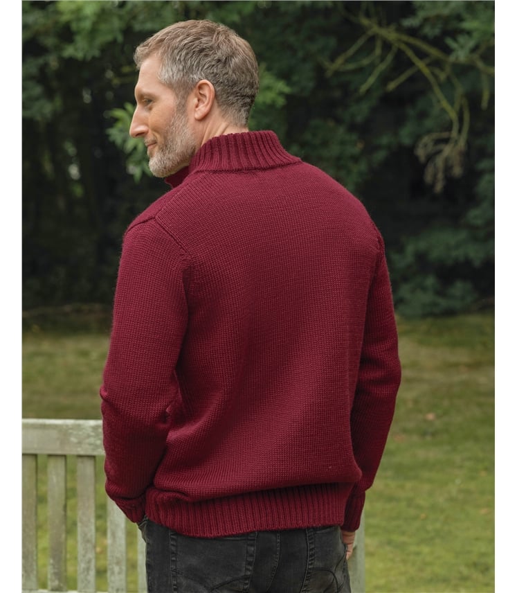 100% Pure Wool Button Everyday Cardigan