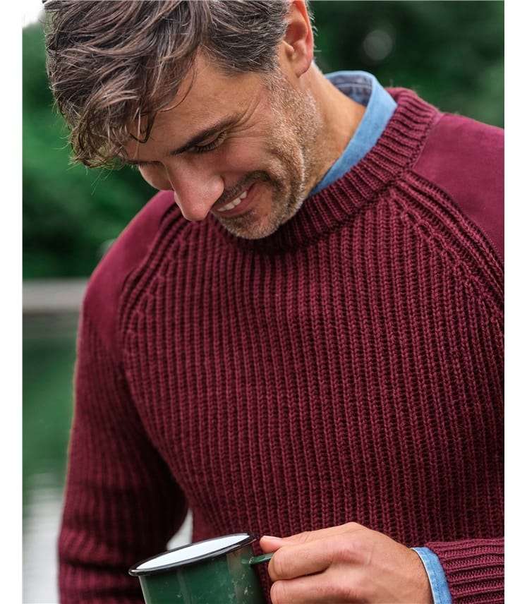 100% Pure Wool Knitted Guernsey Jumper