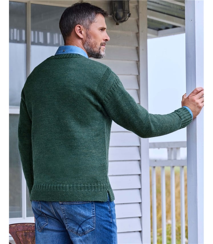 100% Pure Wool Knitted Guernsey Jumper