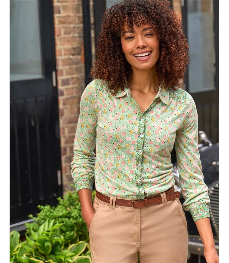 Mix Match Print Jersey Shirt