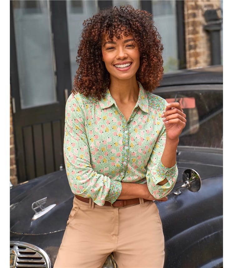 Mix Match Print Jersey Shirt