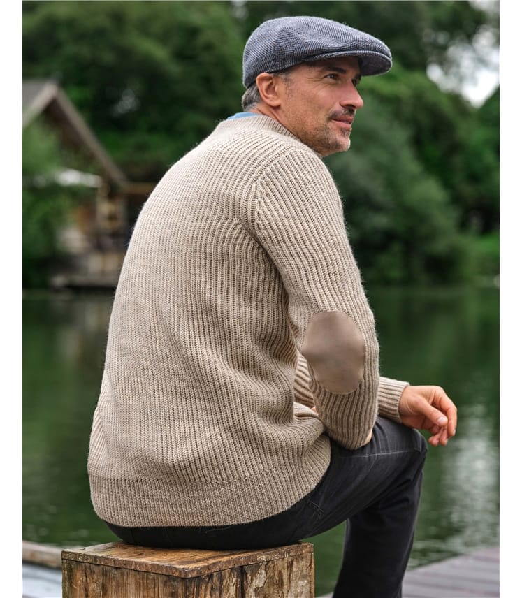 Pure Wool Countryman Button Cardigan