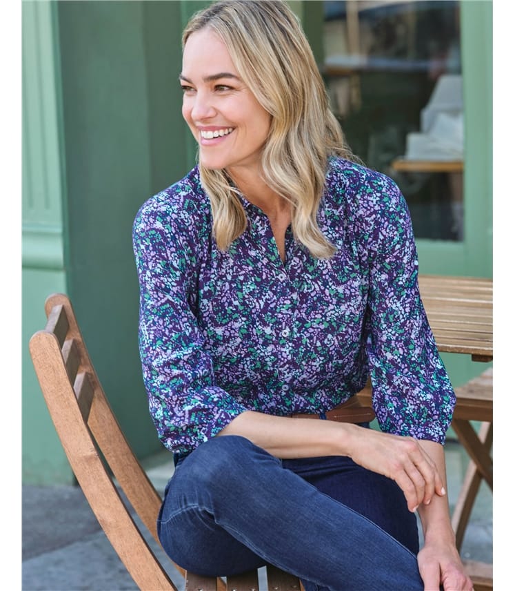 Full Sleeve Crinkle Blouse