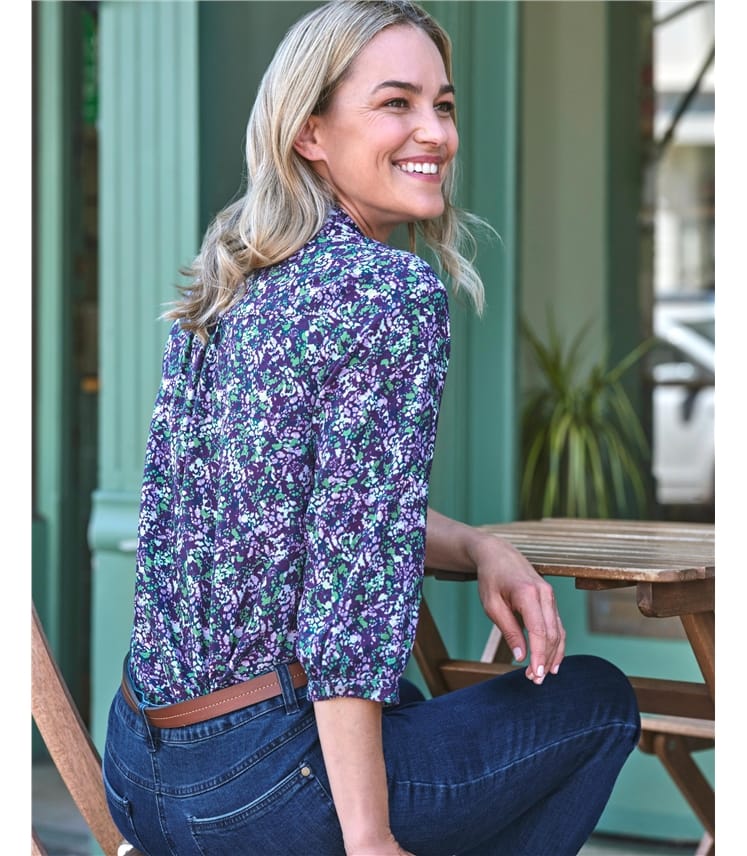 Full Sleeve Crinkle Blouse