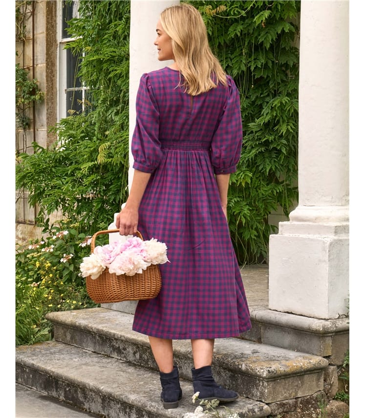 Gingham Check Dress