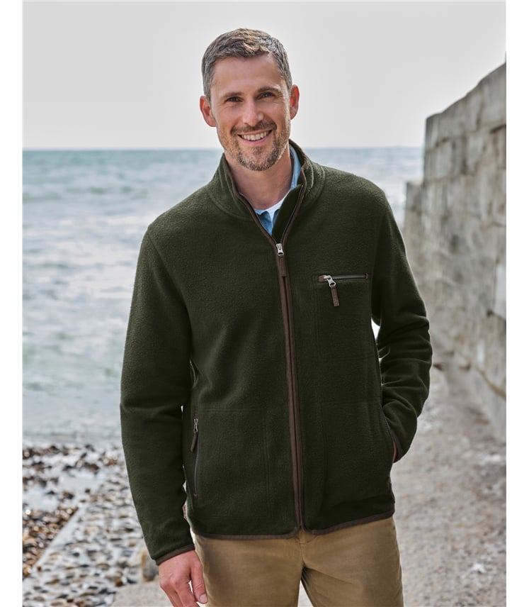 Organic Cotton Full Zip Fleece