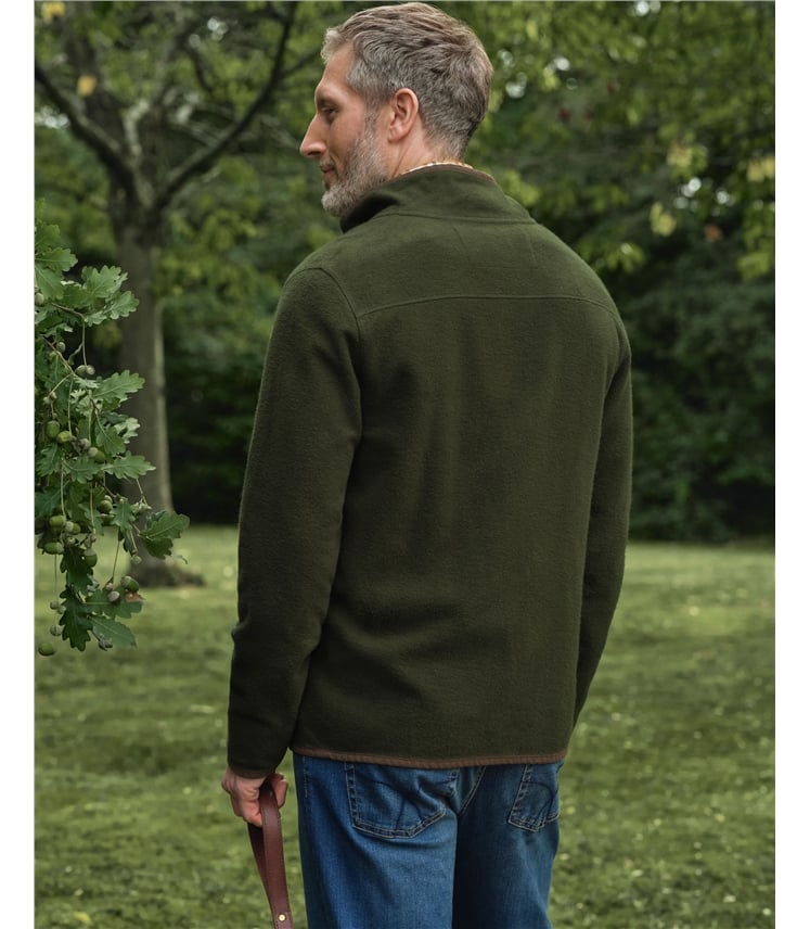 Organic Cotton Full Zip Fleece