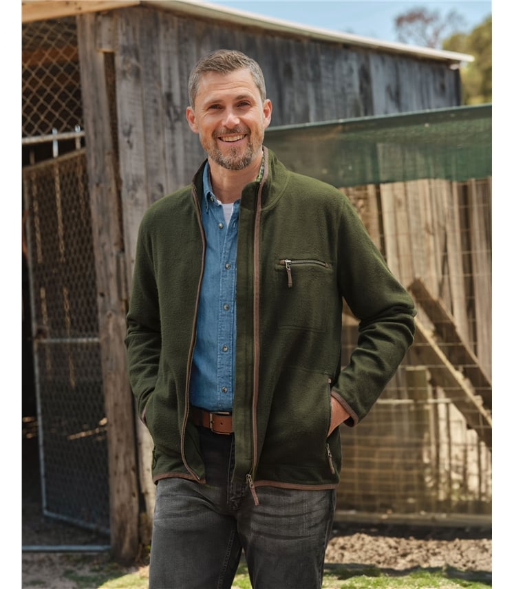 Organic Cotton Full Zip Fleece
