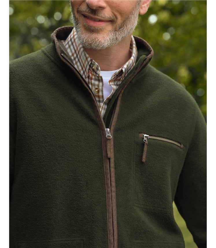 Organic Cotton Full Zip Fleece