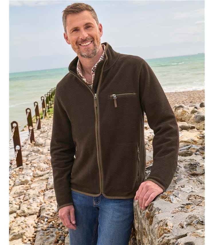 Organic Cotton Full Zip Fleece